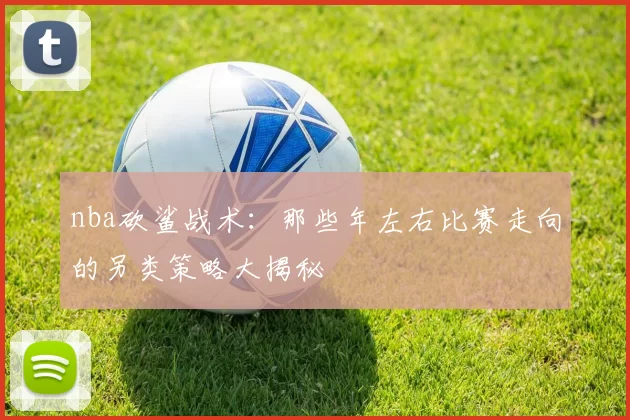 nba砍鲨战术：那些年左右比赛走向的另类策略大揭秘