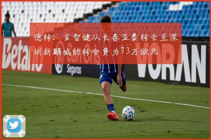 德转:玄智健从长春亚泰转会至深圳新鹏城的转会费为73万欧元